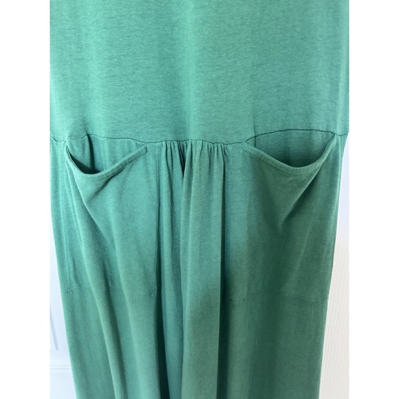 FP Free People Beach Green Dress With Pockets Women's Size XS Scoop Neckline 54" - Picture 4 of 8